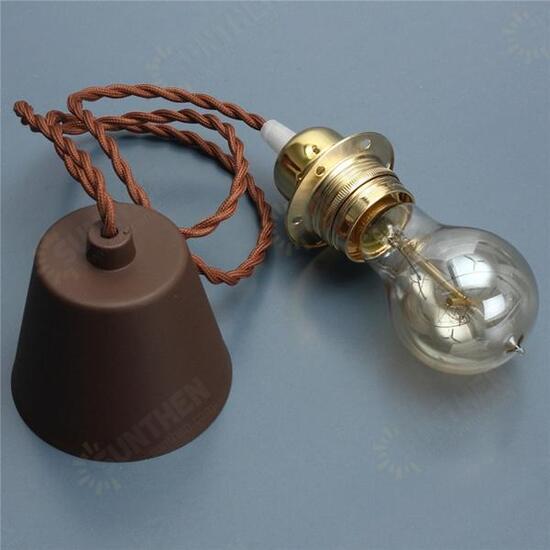 E27/E26 1M Edison Vintage Retro Light Holder Lamp Socket Bulb Kit AC 110-240V E27/E26 1M Edison Vintage Retro Light Holder Lamp Socket Bulb Kit AC 110-240V