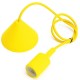 E27/E26 1M Silicone Home Ceiling Pendant Light Bulb Holder Hanging Lamp Socket Fixture