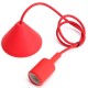 E27/E26 1M Silicone Home Ceiling Pendant Light Bulb Holder Hanging Lamp Socket Fixture E27/E26 1M Silicone Home Ceiling Pendant Light Bulb Holder Hanging Lamp Socket Fixture