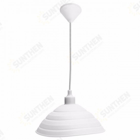 E27/E26 Pendant Lamp Holder Colorful Silicone Folding Lampshade Ceiling Light Socket AC 110-240V E27/E26 Pendant Lamp Holder Colorful Silicone Folding Lampshade Ceiling Light Socket AC 110-240V