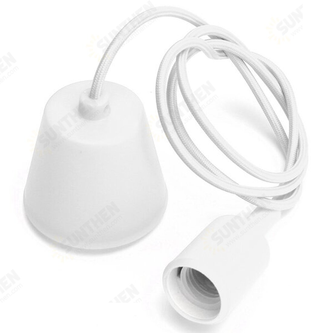 E27/E26 Socket Colorful Silicone Ceiling Pendant Lamp Light Bulb Holder