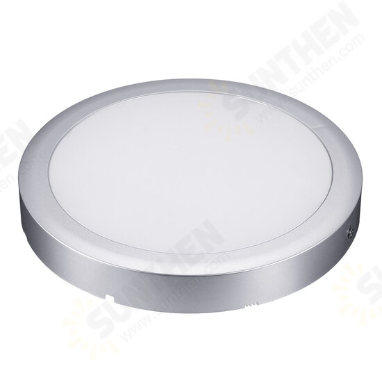 23CM 18W Modern Plating Round LED Ceiling Light 2835 SMD White Indoor Home Spotlight AC85-265V