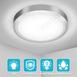 23CM 18W Modern Plating Round LED Ceiling Light 2835 SMD White Indoor Home Spotlight AC85-265V 23CM 18W Modern Plating Round LED Ceiling Light 2835 SMD White Indoor Home Spotlight AC85-265V