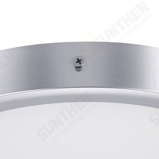 23CM 18W Modern Plating Round LED Ceiling Light 2835 SMD White Indoor Home Spotlight AC85-265V