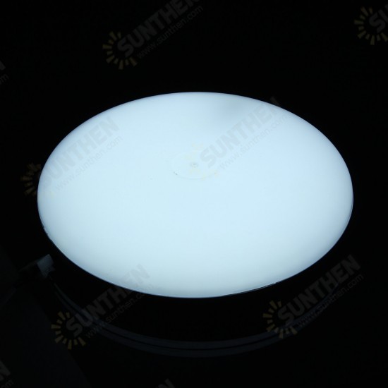 23CM 24W Modern Flat Round LED Ceiling Light 2200LM IP54 Bedroom Indoor Lamp AC85-265V