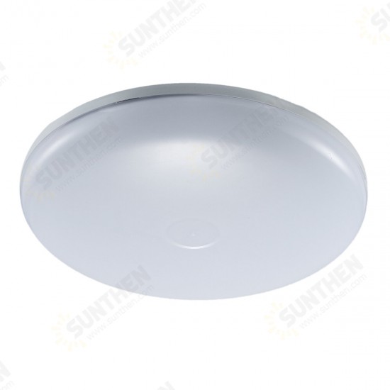 23CM 24W Modern Flat Round LED Ceiling Light 2200LM IP54 Bedroom Indoor Lamp AC85-265V