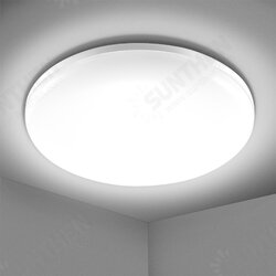 23CM 24W Modern Flat Round LED Ceiling Light 2200LM IP54 Bedroom Indoor Lamp AC85-265V