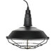 Farmhouse Pendant Light Industrial Rustic Black Hanging Light Ceiling Lamp Fixture Lighting with Cage Shade for Kitchen Island Restaurant Dining Room