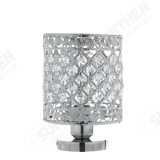 Flush Mount Ceiling Light E27 Base Crystal Fixture Modern Chandelier Mini Hallway Decor 220V Without Bulb