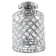 Flush Mount Ceiling Light E27 Base Crystal Fixture Modern Chandelier Mini Hallway Decor 220V Without Bulb Flush Mount Ceiling Light E27 Base Crystal Fixture Modern Chandelier Mini Hallway Decor 220V Without Bulb