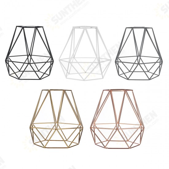 Geometric Wire Ceiling Pendant Light /Lampshade Metal Cage Kitchen Dining Cafe Without Bulb