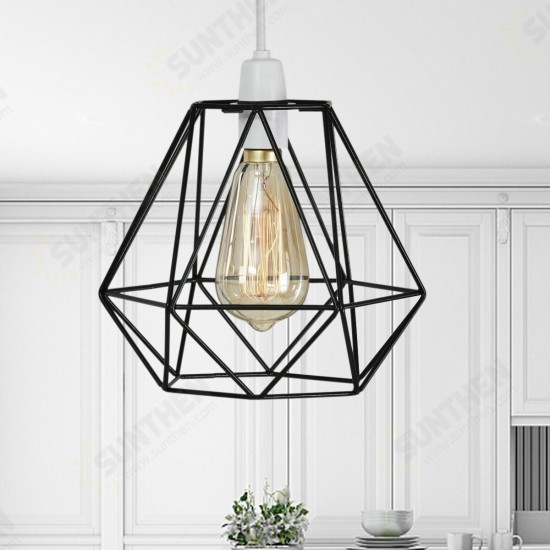Geometric Wire Ceiling Pendant Light /Lampshade Metal Cage Kitchen Dining Cafe Without Bulb Geometric Wire Ceiling Pendant Light /Lampshade Metal Cage Kitchen Dining Cafe Without Bulb