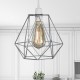 Geometric Wire Ceiling Pendant Light /Lampshade Metal Cage Kitchen Dining Cafe Without Bulb