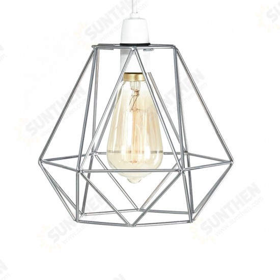Geometric Wire Ceiling Pendant Light /Lampshade Metal Cage Kitchen Dining Cafe Without Bulb Geometric Wire Ceiling Pendant Light /Lampshade Metal Cage Kitchen Dining Cafe Without Bulb