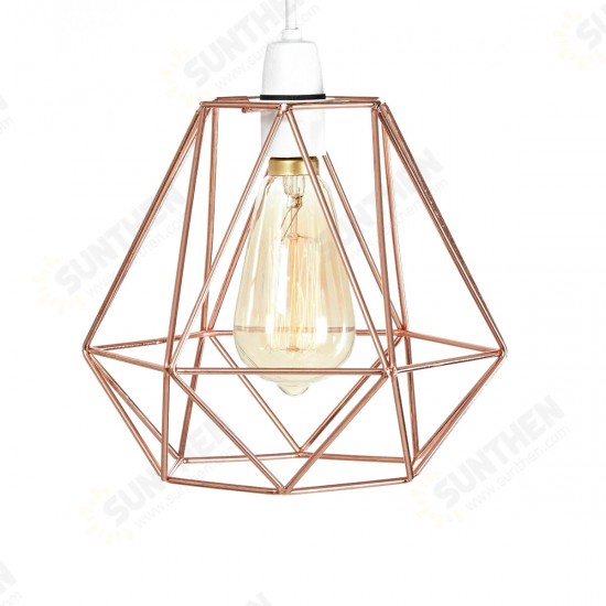 Geometric Wire Ceiling Pendant Light /Lampshade Metal Cage Kitchen Dining Cafe Without Bulb Geometric Wire Ceiling Pendant Light /Lampshade Metal Cage Kitchen Dining Cafe Without Bulb