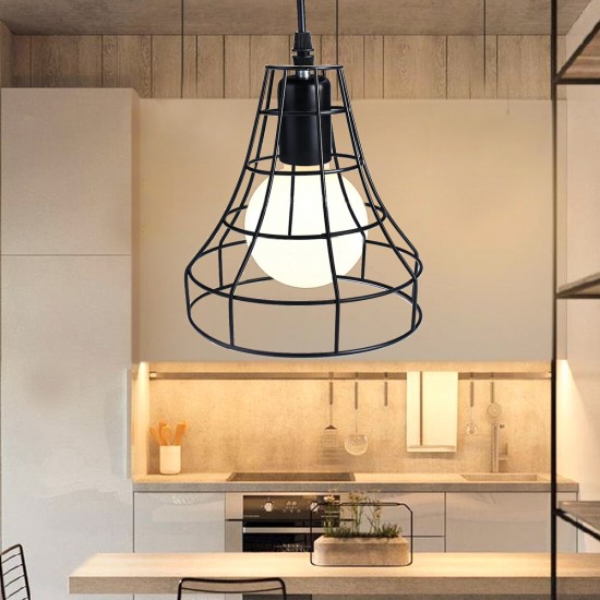 Industrial Pendant Light Iron Retro Ceiling Lights Hanging Lamp Dining Room