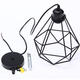 Industrial Vintage Metal Cage Hanging Ceiling Pendant Lamp Lighting Holder Shade