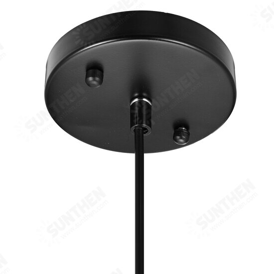 Vintage Industrial Pendant Ceiling Light Fitting Metal Globe Chandelier Light Shades Suspended Hanging E26 Edison Lamp Holder for Bedroom Living Room Vintage Industrial Pendant Ceiling Light Fitting Metal Globe Chandelier Light Shades Suspended Hanging E26 Edison Lamp Holder for Bedroom Living Room
