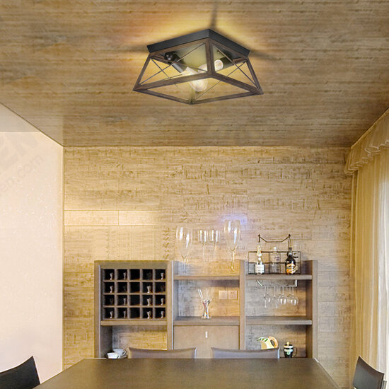 E26 Industrial Ceiling Light Hallway Dining Room Farmhouse Lighting Lamp Fixture Without Bulbs E26 Industrial Ceiling Light Hallway Dining Room Farmhouse Lighting Lamp Fixture Without Bulbs
