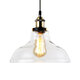 E27 220V Vintage Industrial Pendant Light Horn-like Glass Shade Without Bulb