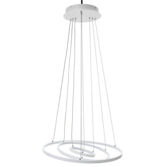 LED Ceiling Pendant Dimming Ring Light Holder Lamp Shade Fixture Home Living Room Decor AC220V