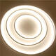 LED Ceiling Pendant Dimming Ring Light Holder Lamp Shade Fixture Home Living Room Decor AC220V