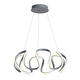 LED Crystal Chandelier Pendant Modern Ceiling Light Bedroom Lamp Adjustable Fixture