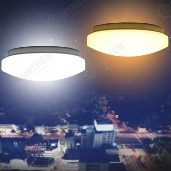 Modern 15W LED Round Ceiling Panel Light Down Lamp Kitchen Bathroom