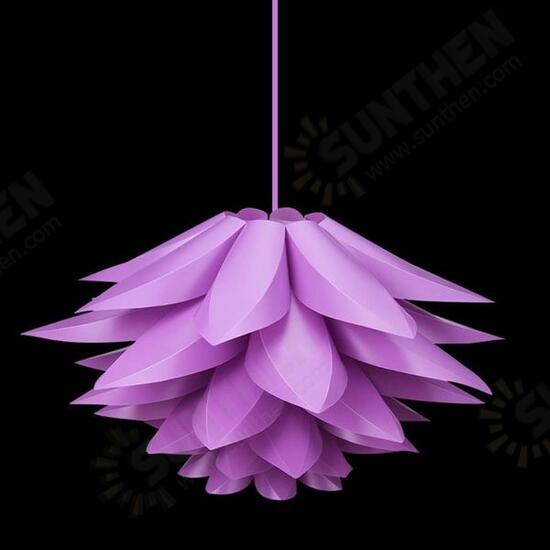 Modern Lotus Pendant Chandelier Pendant Ceiling Lamp Hanging Light DIY Lampshade