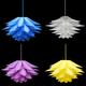 Modern Lotus Pendant Chandelier Pendant Ceiling Lamp Hanging Light DIY Lampshade