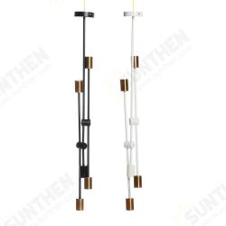 Nordic Style 4 Heads Flush Mount Ceiling Light Chandelier Modern Minimalism Metal E26 E27 Base Pendant Lamp Hanging Fixture AC110-240V (without bulb) Nordic Style 4 Heads Flush Mount Ceiling Light Chandelier Modern Minimalism Metal E26 E27 Base Pendant Lamp Hanging Fixture AC110-240V (without bulb)