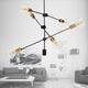 Nordic Style 6 Heads Flush Mount Ceiling Light Chandelier Modern Minimalism Metal E26 E27 Pendant Lamp Hanging Light Fixture AC110-240V (without bulb) Nordic Style 6 Heads Flush Mount Ceiling Light Chandelier Modern Minimalism Metal E26 E27 Pendant Lamp Hanging Light Fixture AC110-240V (without bulb)