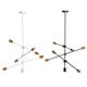 Nordic Style 6 Heads Flush Mount Ceiling Light Chandelier Modern Minimalism Metal E26 E27 Pendant Lamp Hanging Light Fixture AC110-240V (without bulb) Nordic Style 6 Heads Flush Mount Ceiling Light Chandelier Modern Minimalism Metal E26 E27 Pendant Lamp Hanging Light Fixture AC110-240V (without bulb)