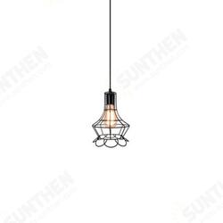 Nordic Style Retro E27 Metal Pendant Cage Light for Bar Coffee Shop Indoor Hanging Lamp Decor Nordic Style Retro E27 Metal Pendant Cage Light for Bar Coffee Shop Indoor Hanging Lamp Decor