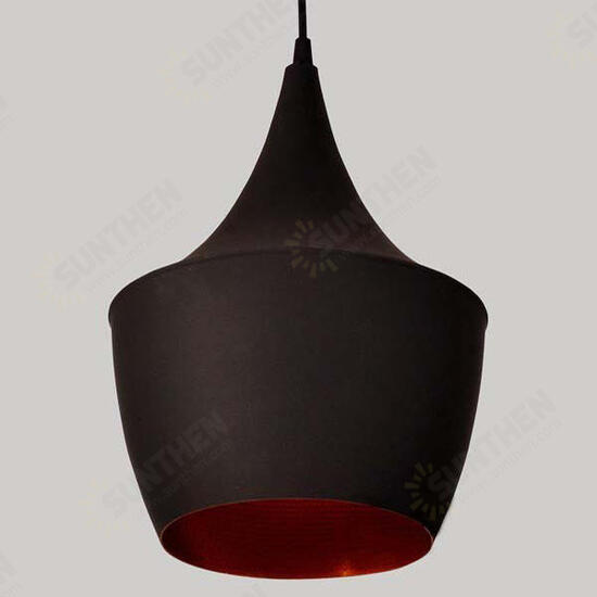 Pendant Beat Copper Shade Black/White Instrument Light 110-220V