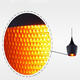 Pendant Beat Copper Shade Black/White Instrument Light 110-220V