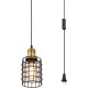 Plug-in Retro Iron Pendant Light Ceiling Lamp Hallway Bar Restaurant Corridor Fixture Chandelier Decor Plug-in Retro Iron Pendant Light Ceiling Lamp Hallway Bar Restaurant Corridor Fixture Chandelier Decor