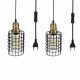 Plug-in Retro Iron Pendant Light Ceiling Lamp Hallway Bar Restaurant Corridor Fixture Chandelier Decor Plug-in Retro Iron Pendant Light Ceiling Lamp Hallway Bar Restaurant Corridor Fixture Chandelier Decor