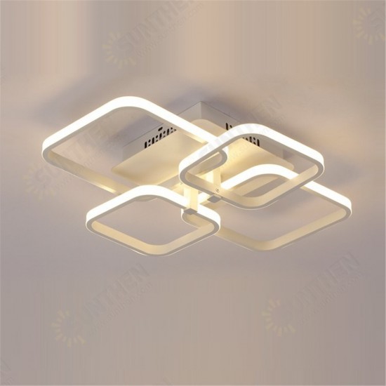 Rectangle Acrylic Aluminum Modern LED Ceiling Light Home Living Room Fixture