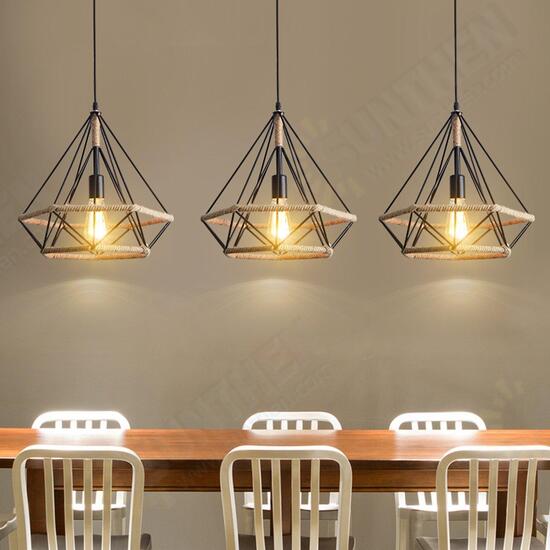 Retro Creative Diamond Pendant Light Ceiling Lights Lighting Chandelier Decor