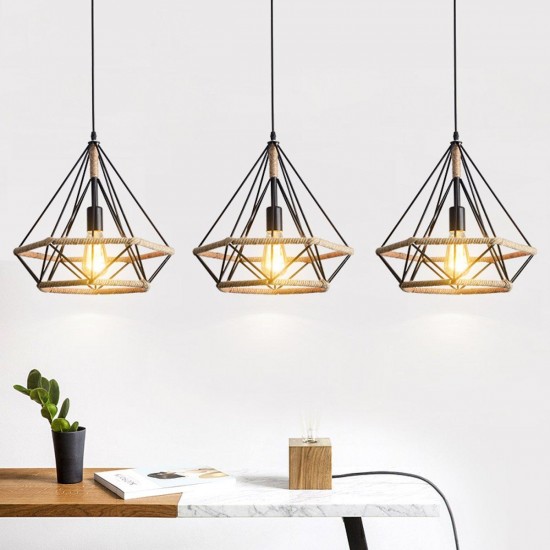 Retro Creative Diamond Pendant Light Ceiling Lights Lighting Chandelier Decor