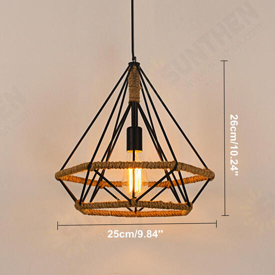 Retro Creative Diamond Pendant Light Ceiling Lights Lighting Chandelier Decor