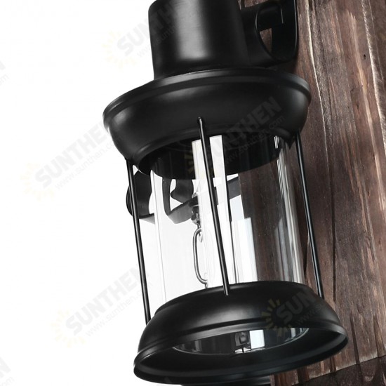 Rustic Wood 4 Heads Industrial Chandelier Iron Ceiling Lamp Pendant Light