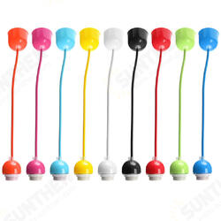 Silicone 1M E27 E26 ES Base Home Colorful Ceiling Pendant Lamp Light Bulb Holder Hanging Silicone 1M E27 E26 ES Base Home Colorful Ceiling Pendant Lamp Light Bulb Holder Hanging