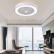 Smart Ceiling Fan with Remote Control Cell Phone Wi-Fi Indoor Home Decor Ceiling Fan with Light Modern Lighting Circular Lamp