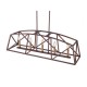 5-Light Candle Style Kitchen Island Linear Pendant 5-Light Candle Style Kitchen Island Linear Pendant