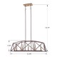 5-Light Candle Style Kitchen Island Linear Pendant 5-Light Candle Style Kitchen Island Linear Pendant
