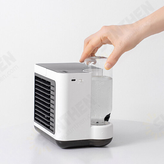 USB Charging Negative Ion Air Conditioning Fan Desktop Air Cooler Small Mini Water Cooling Fan USB Charging Negative Ion Air Conditioning Fan Desktop Air Cooler Small Mini Water Cooling Fan