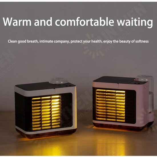 USB Charging Negative Ion Air Conditioning Fan Desktop Air Cooler Small Mini Water Cooling Fan USB Charging Negative Ion Air Conditioning Fan Desktop Air Cooler Small Mini Water Cooling Fan
