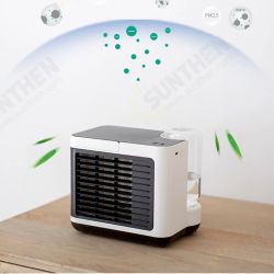USB Charging Negative Ion Air Conditioning Fan Desktop Air Cooler Small Mini Water Cooling Fan USB Charging Negative Ion Air Conditioning Fan Desktop Air Cooler Small Mini Water Cooling Fan
